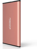 Maxone 160GB External Hard Drive Portable 2.5'' Ultra Slim HDD Storage USB 3.0 Compatible with PC, Laptop, Rose Pink