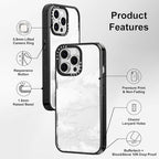MOSNOVO Case for iPhone 13 Pro, [10ft 4X Military-Grade Drop Protection] Durable & Shockproof Phone Case Cover Design for iPhone 13 Pro - Cloud - Clear Black