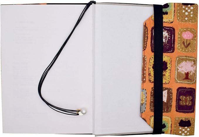 BLBMH Cute Book Covers for Paperbacks Handmade Bookcover Fit for 5.5x8.5 inch Adjustable Fabric Softcover Protector for Women Book Lovers Gifts - XC Yellow 8.5in