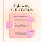 ACSTEP 50PACK Gift Card Envelopes Credit Card Size Mini Envelopes Colorful Tiny Pocket Envelopes For Business Card, Small Note Cards 10 Assorted Colors 4X2.75 Inches, Fit Credit Cards