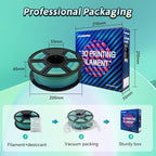 FLASHFORGE Rapid PLA Gradient Filament 1.75mm Yellow & Blue, Transform Colors Smoothly & Fast, High Flow Speedy 3D Printer Filament, Experience Exceptional Performance with 500mm/s Fast Printing