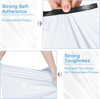 Large Poly Mailers 24x24 Inch 50 Pcs, Extra Large Shipping Bags for Clothing with Self-Sealing Tear-Resistant, Waterproof Poly Bags, Mailing Envelopes for Small Business (White)