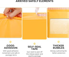 Fu Global Bubble Mailers 10.5x13.5 Inch Padded Envelopes #4 Self Sealing Bulk Bubble Envelopes Mailing Shipping Envelopes 25PCS