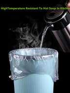 Small Trash Bags 240 Count Garbage Bags SWIHELP Waste Basket Liners for Bathroom, Kitchen,Bedroom, Office Pet Car 15 Liter Trash Can 4 Gallon…