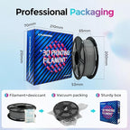 FLASHFORGE Rapid PLA Filament 1.75mm, High Flow Speedy 3D Printer Filament, Experience Exceptional Performance with 500mm/s High-Speed Printing, Neatly Wound & Top-Notch Filament (Light Grey)