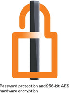 WD 5TB My Passport Portable Hard Drive, Works with USB-C and USB-A, Windows PC, Mac, Chromebook, Gaming Consoles, and Mobile Devices, Backup Software and Password Protection - WDBRMD0050BGY-WESN