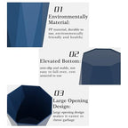 6pcs Trash Can Wastebasket Plastic 2.6 Gallon Garbage Can Container Rubbish Trash Bin Paper Basket Office Organizer for Bedroom Office Bathroom,10Litre-6 Colors