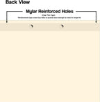 Doctor Stuff - Stock Medical Chart Dividers, 65 Sets of 6 Popular Healthcare Index Tabs, Bottom Tab, 8-1/2" x 11-3/8", File Folder Organizer for Nursing Patient Charts & Medical Records