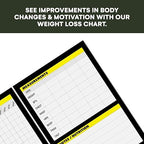 Dry Erase Workout Calendar Poster - Fitness Planner with To-Do List, Notes Section for Home Gym Tracking