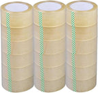18ROLLS 1.88" X 60 Yards Clear Packing Shipping Storage Box Sealing Packaging Tape APL1268, 18 Rolls