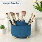 SKYDUE 360 Degree Rotating Desk Organizer, Dual-Purpose Pencil Pen Holder, Rotating Desk Pen Organizer with 5 Slots, Pencil Cup for Office, School, Home