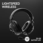 Logitech G Pro X Superlight 2 Lightspeed Wireless Gaming Mouse + G Pro X 2 Wireless Gaming Headset Bundle - White