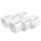 Lichamp Heavy Duty Packing Tape 6 Rolls, Wide Packaging, 3 in. x 90 Yd., 3 Mil Thick, Clear, Commercial Grade Carton Packaging Tape Refills, Shipping, Mailing, Moving Supplies & Storage