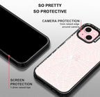 MOSNOVO Case for iPhone 15, [10ft 4X Military-Grade Drop Protection] Durable & Shockproof Phone Case Cover Design for iPhone 15 - Spider Web - Clear Black