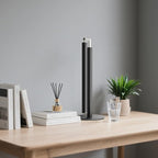 Metal LED Desk Lamp for Home Office - Foldable Industrial Desk Light with Base, 16" Dimmable Table Lamp for Reading, 4 Color Temps, 15W Modern Desktop Lamp for College Dorm Study Task Work