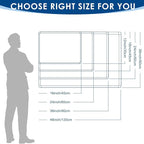 S SWANCROWN Magnetic Whiteboard 18 x 24 Inch Dry Erase Board Wall Mounted White Board for Meeting/Planning/Displaying