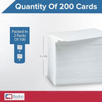 200 Pack - Bodno Premium CR80 30 Mil Graphic Quality PVC Cards