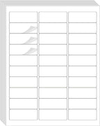 8.5"×11" Address Labels 600 Labels Sticker Paper for Laser/Inkjet Printer, 1" x 2-5/8" mailing Label- White