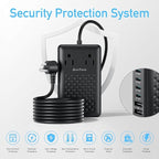 Charging Station 140W USB C Charger Block, Upgraded GaN III 8-in-1 Fast Charging Station Hub，PD 65W Laptop Charger Adapter Compatible with Compatible with MacBook Air/Pro,iPhone16/15,Galaxy S24 etc