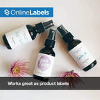 4 x 2 Rectangle Mailing Labels - Permanent, White Matte - Address, Shipping, Gift - Pack of 2,500-250 Sheets - Inkjet/Laser Printers - Online Labels