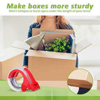 KAMOTA Packing Tape, 36 Rolls Heavy Duty Clear Packaging Tape for Shipping Packaging Moving Sealing, 1.88 inches Wide, 65 Yards Per Roll, Total 2340 Yards with 4 Dispensers