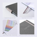 Quarterly Undated Planner - Goal Setting And Weekly Planner, Productivity Tools, Time-Management, Habit Tracker, Dark Gray