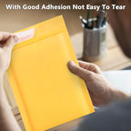Kraft Bubble Mailers 8.5x11inch 50Pack Yellow Self-Seal Padded Envelopes Bubble Opaque Padded Mailers Shipping Bags for Small Businesses to Package and Mail Jewelry Cosmetics, Electronic Products