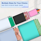 Large Poly Mailers 19x24 Inch 100 Pack, Shipping Bags for Clothing with Self-Sealing Tear-Resistant, Waterproof Poly Bags, Mailing Envelopes for Small Business (Light Blue)