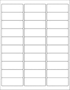 BESTEASY 30-up 500 Sheets 1" X 2-5/8" Address Shipping Labels for Laser and Inkjet Printers, FBA Product Labels (15000 Labels)