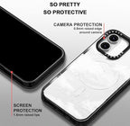 MOSNOVO Magnetic Case for iPhone 16, 10ft Military-Grade Protection, Compatible with Magsafe, Shockproof Phone Case for iPhone 16 - Cloud - Clear Black