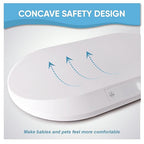 Charmline Digital Baby Scale with Wiggle-Proof Algorithm,Pet Scales for Cats and Dogs,Baby Weight Scale with oz/lb/g/kg Unit up to 88 lbs