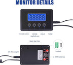 Fuzion Shipping Scale for Packages Small Business - 440lb x 0.1lb Digital Postal Scale for Packages, Shipping Package Scale, Postage Scale, Postal Scale, Luggage Scale