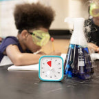 TIME TIMER 60 Minute MOD Education Edition ⁠— Visual Timer with Desktop Software for Kids Classroom Learning, Teachers Desk Clock, Study Tool and Office Meetings with Silent Operation (Sky Blue)