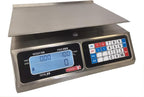 TORREY | 40 Lb. Capacity | Price Computing - Digital Retail Scale | LPC-40L | ZIEIS BigTop 12" x 12" EZ Clean Platform | 110V | Optional Rechargeable Battery | Surge Protector | 0.01 Pound Accuracy