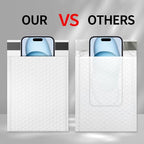 Bubble Mailers 3.5x5 inch 40Pack White Bubble Mailers Self-Seal Padded Mailing Envelopes Bubble Opaque Padded Mailer for Small Businesses to Package and Mail Jewelry Cosmetics#0000