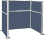 Versare Hush Panel Cubicle Kit | Workstation Partition Walls | Sound Dampening Cubicle Walls | Partitions for Desks