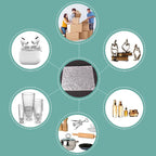 XYH 100 Pcs Bubble Pouches, 6''x8'' Bubble Bag for Packing, Which is Anti-Impact Come with Exquisite Sealing Label Storage Packing and Moving.