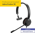 Jabra Evolve 30 II Mono MS - Professional Unified Communicaton Headset