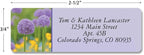 Colorful Images Floral Fantasy Rolled Personalized Return Address Mailing Labels with Dispenser, Customize with Name & Shipping Address, 500 ¾” x 2½” Self Adhesive, Easy Peel Label Roll
