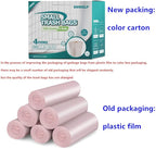 SWIHELP Trash Bags, 4 Gallon / 15 Liters Small Garbage Bags for Office, Kitchen,Bedroom Waste Bin,Colorful Portable Strong Rubbish Bags,Wastebasket Bags 240 Counts