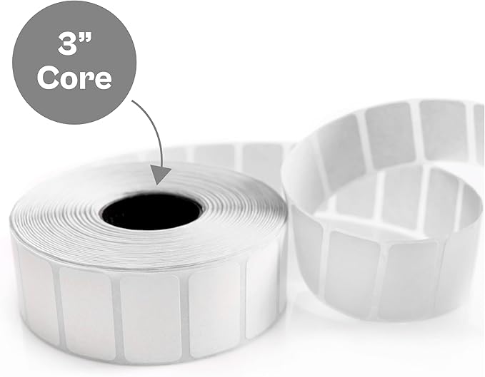 PSBM Thermal Transfer Labels, 4x6 Inch, 4 Rolls, 1000 Labels/Roll, 3 Inch Core, Perforated, Must Have Thermal Ribbon (Not Included)