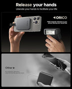 ORICO 512GB Magnetic Portable SSD, Aluminum Alloy, 4K 120 fps ProRes HDR Record and Store, Up to 2000MB/s, External Solid State Drive, Compatible with iPhone 16 Pro Max, Tablet, Computer - K20