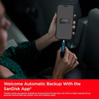 SanDisk 128GB Phone Drive for iPhone- Works with iPhone 15 and Newer (USB-C Connector) and iPhone 14 and Older (Lightning Connector), Metallic Sky - SDIXD0N-128G-GN6N