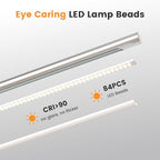 Metal Desk Lamp for Home Office - Foldable LED Table Lamp for Reading, 4 Color & 6 Brightness, 15W Dimmable Desk Light with Flexible Arm, Eye-Caring Desktop Lamp for College Dorm, Silver