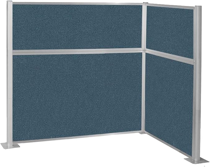 Versare Hush Panel Cubicle Kit | Workstation Partition Walls | Sound Dampening Cubicle Walls | Partitions for Desks