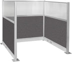 Versare Pre-Configured Hush Panel Electric Cubicle | Workstation Divider Walls | Cubicle Privacy Panels | Office Partition Walls