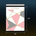 100 Count - 10x13 inch Poly Mailer Envelope Triangular Mailing Shipping Package Bags-Self Seal…