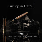 Wordsworth & Black Fountain Pen Set, Luxury Bamboo Wood - Medium Nib, Gift Case; Includes 6 Ink Cartridges, Ink Refill Converter -Journaling, Calligraphy, Drawing, Smooth Writing [Brown Wood]