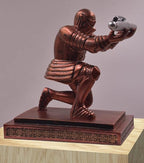 Executive Knight Pen Holder with a Pen Personalized Desk Accessories Decor Home Office Cool Pen Stand Red