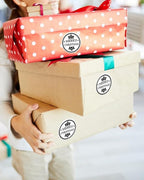 2 inch Round Thermal Labels, Thermal Printer Labels Sticker use for Barcode, Shipping, Customized, Circle Direct Thermal Stickers 600 PCS/1 Roll, White